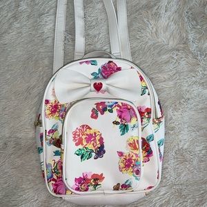 Betsey Johnson backpack purse